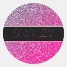 Pegatina o Sello para sobres de las espuelas rosad