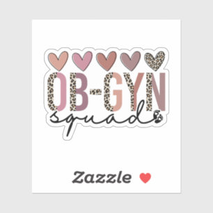 Pegatina OB GYN Squad