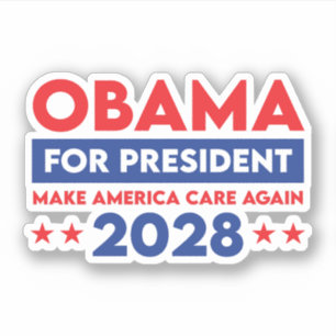 Pegatina Obama Para El Presidente 2028 Hará Que Estados Uni