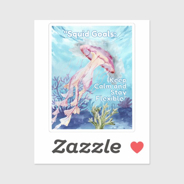 Pegatina Objetivos de Squid (Hoja)