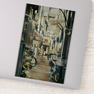 Pegatina Obra de arte en bicicleta