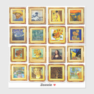 Pegatina Obra de arte famosa