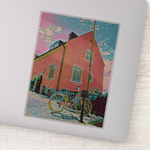 Pegatina Obra de arte para ciclismo retro