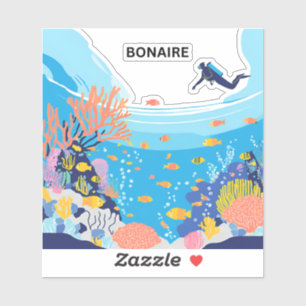 Pegatina Obra maestra de la naturaleza de Bonaire