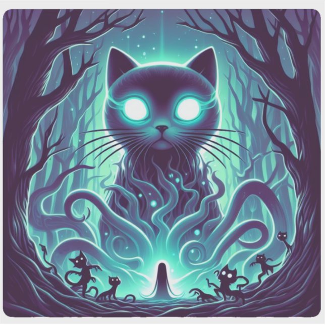 Pegatina Observador etéreo (Anverso)