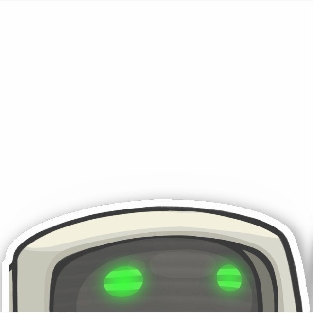 Pegatina Observador silencioso (Anverso)