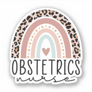 Pegatina Obstetricia de enfermera OB/enfermera GYN, enferme