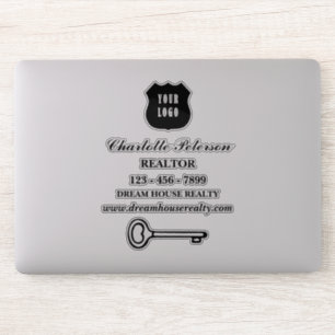 Pegatina Obtén Atención Con Realtor Real Estate Laptop
