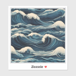 Pegatina oceánico fuerte