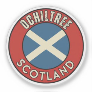 Pegatina Ochiltree, Escocia