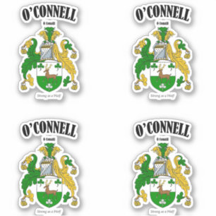 Pegatina O'Connell Escudo Traducción y significado irlandés