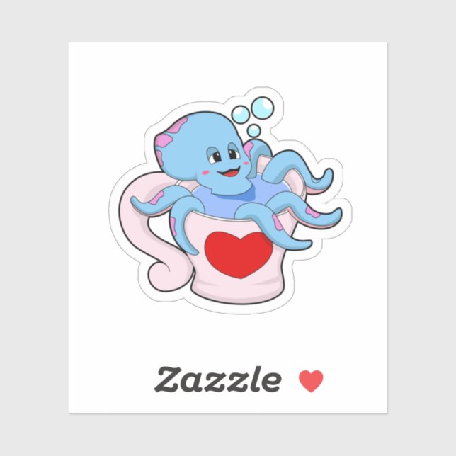 Pegatina Octopus con Heart Cup.PNG (Hoja)
