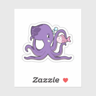 Pegatina Octopus con pescado.PNG