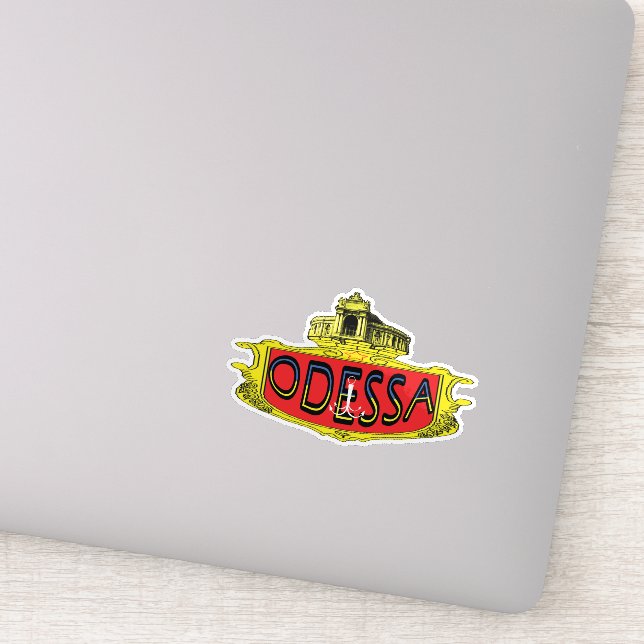 Pegatina Odessa Harbour Ukraine (Detalle)