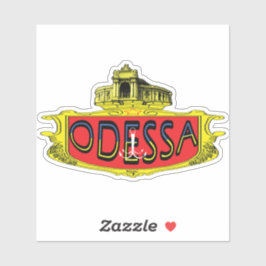 Pegatina Odessa Harbour Ukraine