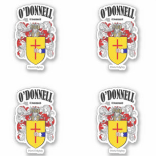 Pegatina O'Donnell Escudo Traducción y significado irlandés