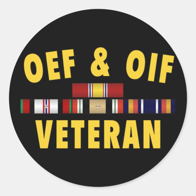 Pegatina OEF & OIF (Anverso)