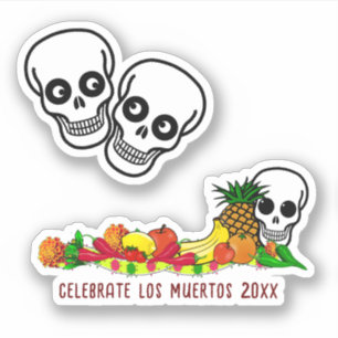 Pegatina Ofertas Para El Día De Los Muertos