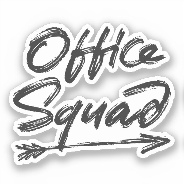 Pegatina Office Squad (Anverso)