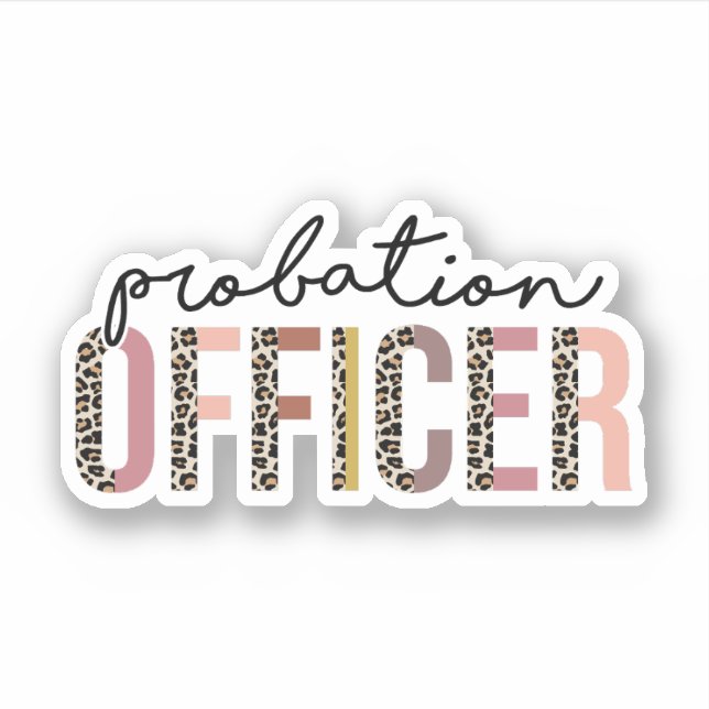 Pegatina Oficial de libertad vigilada, Funcionario de liber (Anverso)