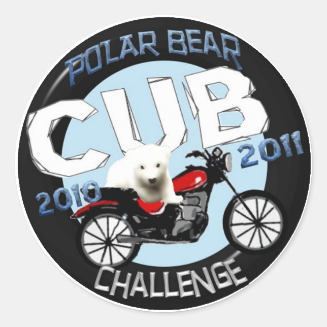 Pegatina oficial del Reto del Oso Polar (Anverso)