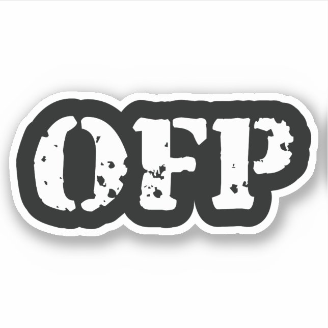 PEGATINA OFP (Anverso)