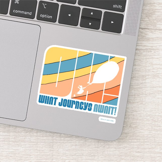 Pegatina ¡Oh, los lugares a los que vas! "Qué travesías esp (Detalle)