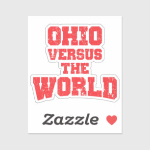 PEGATINA OHIO VERSUS THE WORLD