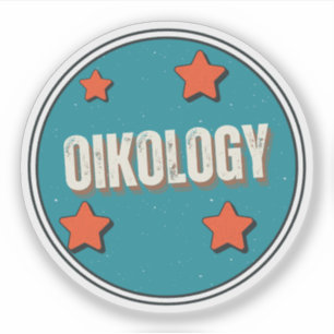 Pegatina Oikología
