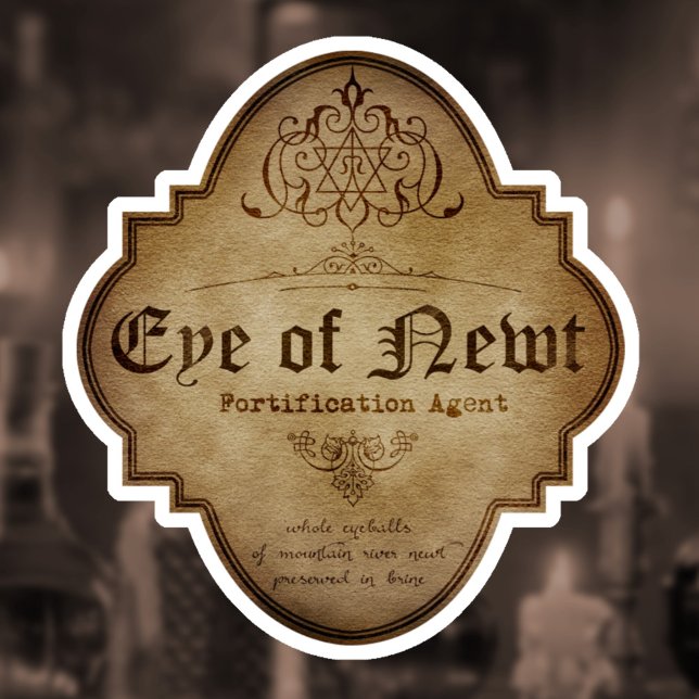 Pegatina Ojo de Newt Apothecary DC (Subido por el creador)