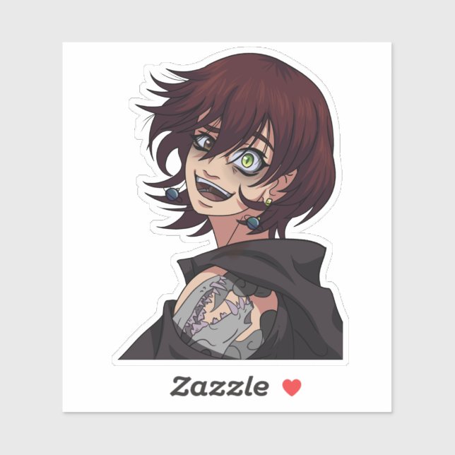 Pegatina Ojos fantasmales (Hoja)