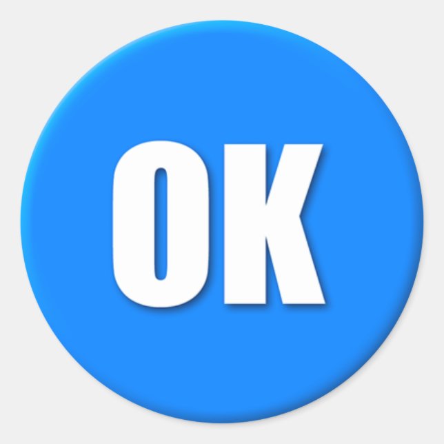 PEGATINA OK (pequeño) (Anverso)