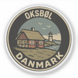 Pegatina Oksbøl, Dinamarca Danmark 