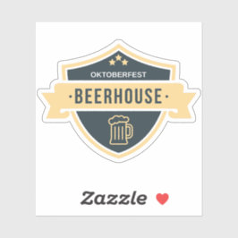 Pegatina Oktoberfest Beerhouse German Beer Festival