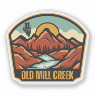 Pegatina Old Mill Creek, Illinois 