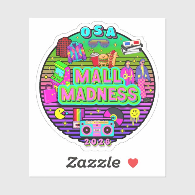 Pegatina Old School April 2026 Logo Sticker (Hoja)