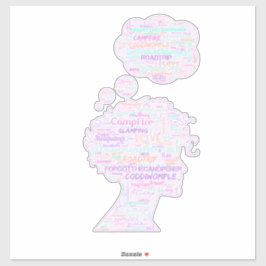 Pegatina Olvidaste El Camping Can Opener .