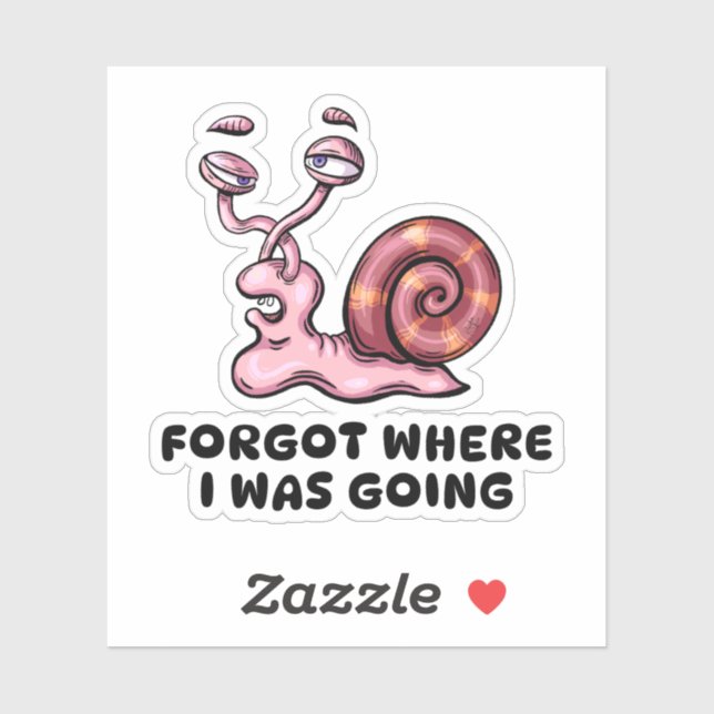 Pegatina Olvidé dónde iba a ir a la cárcel (Hoja)