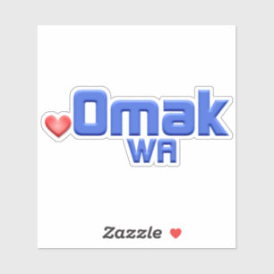 Pegatina Omak Washington
