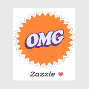 PEGATINA OMG - Gráfico audaz y divertido