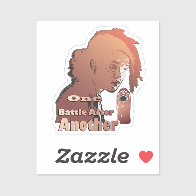 Pegatina One Battle After Another – Cinematic Movie-Inspire (Hoja)