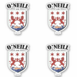 Pegatina O'Neill Escudo Traducción y significado irlandés (