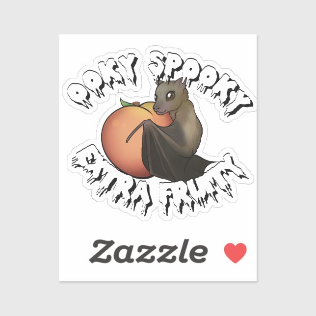 Pegatina Ooky Spooky Bat (Hoja)