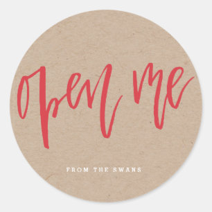 Pegatina Open Me Gift