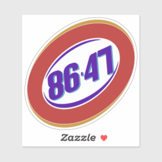 Pegatina Opinión política antiTrump