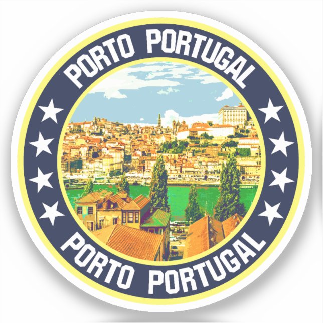 Pegatina Oporto (Anverso)