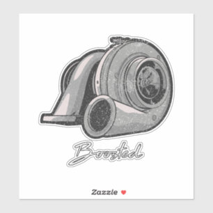 Pegatina Optimización Turbo Boosted