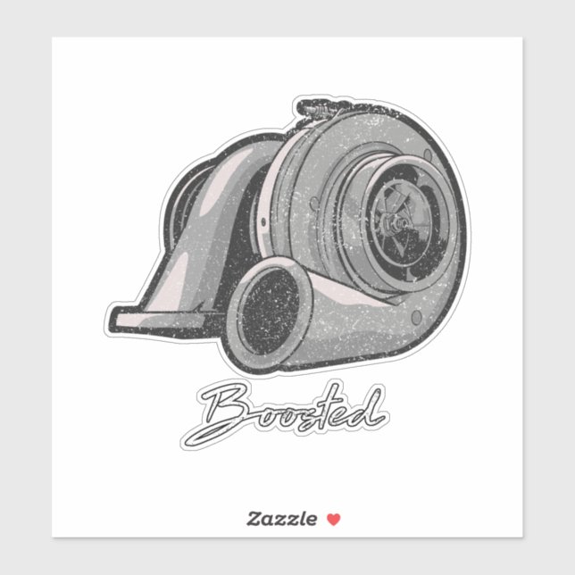 Pegatina Optimización Turbo Boosted (Hoja)