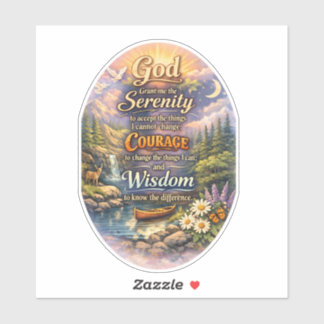 Pegatina Oración de la Serenidad