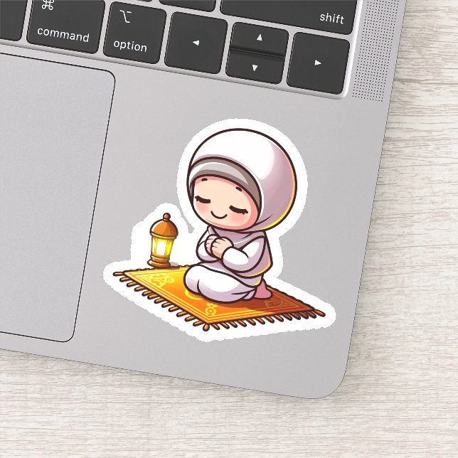 Pegatina Oración islámica moderada y motivacional para los  (Detalle)